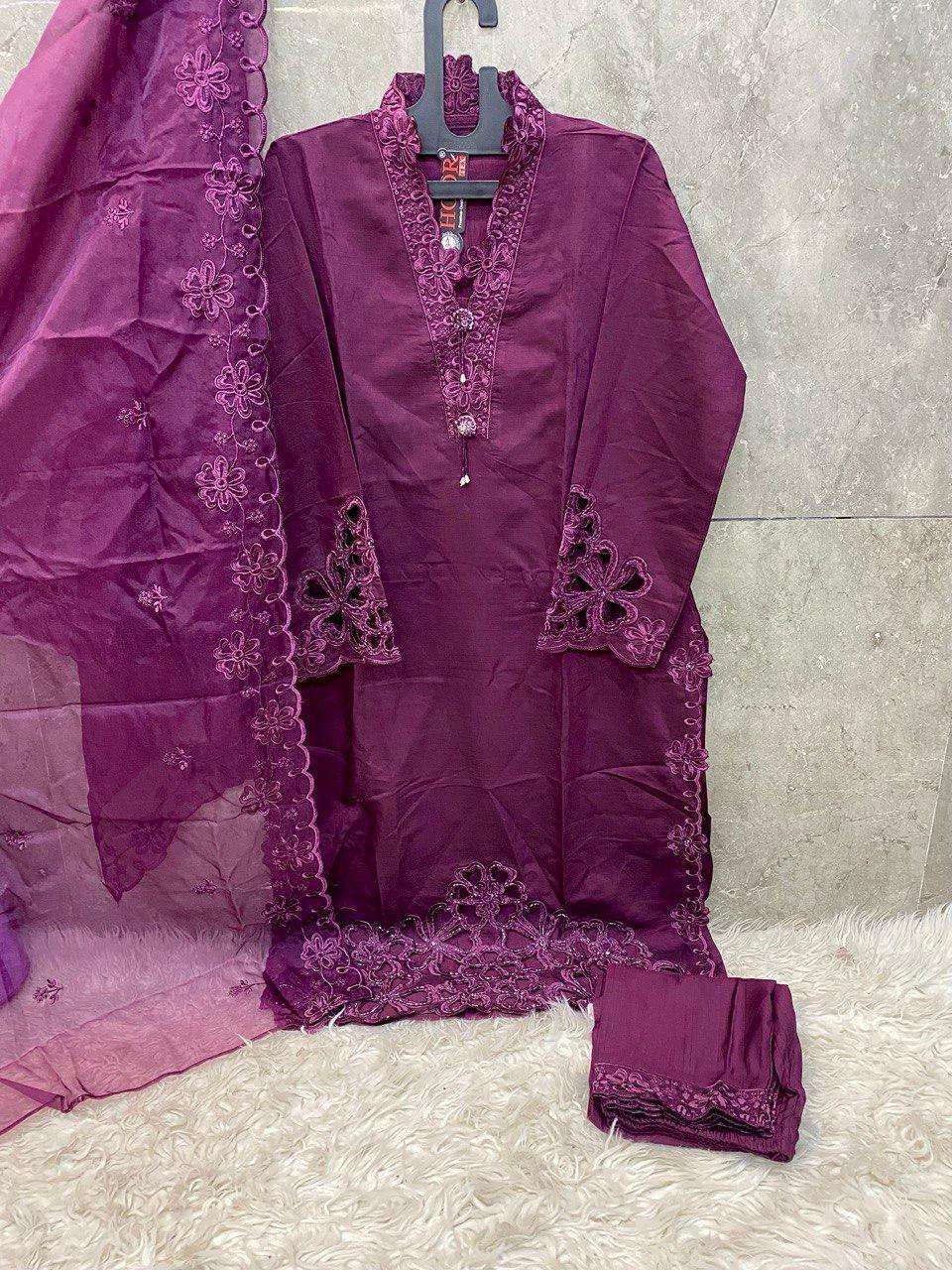 Hf 157 Hoor Tex Viscose Pakistani Readymade Suits Wholesale Rate