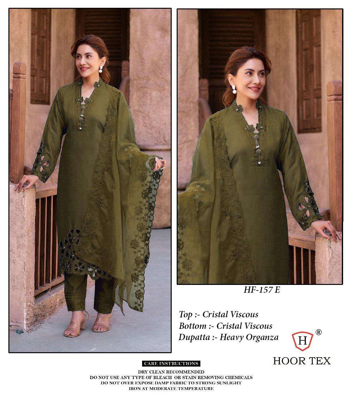 Hf 157 Hoor Tex Viscose Pakistani Readymade Suits Wholesale Rate