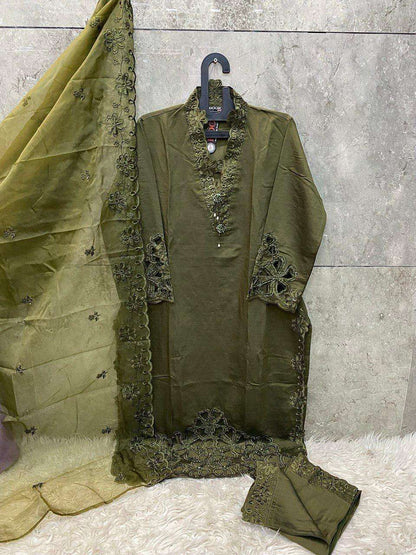 Hf 157 Hoor Tex Viscose Pakistani Readymade Suits Wholesale Rate