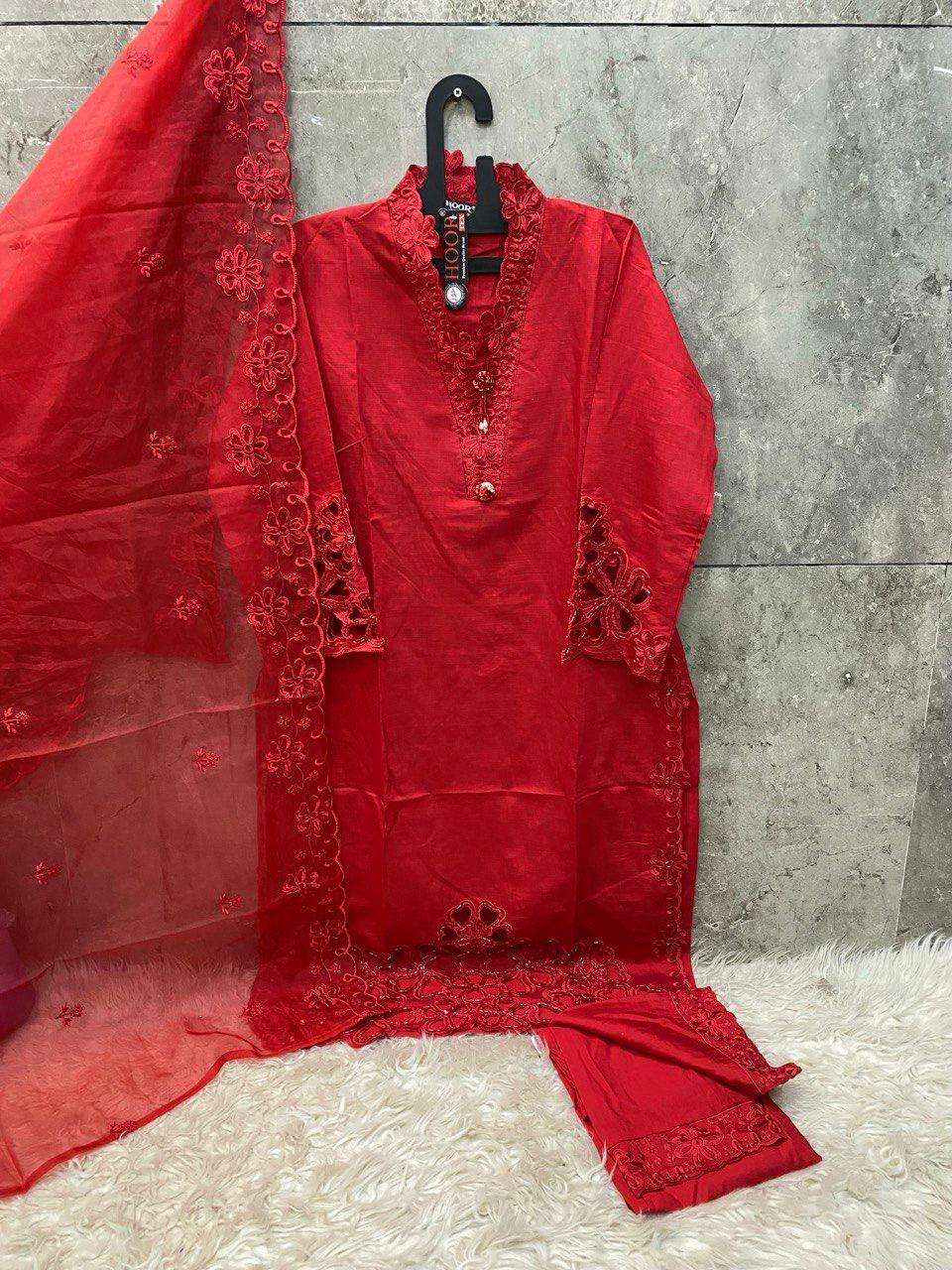 Hf 157 Hoor Tex Viscose Pakistani Readymade Suits Wholesale Rate