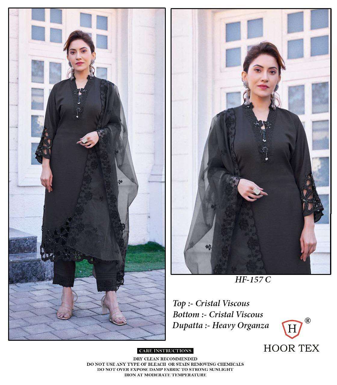 Hf 157 Hoor Tex Viscose Pakistani Readymade Suits Wholesale Rate