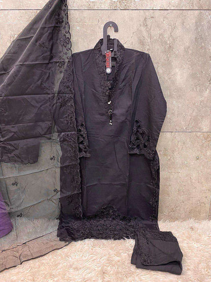 Hf 157 Hoor Tex Viscose Pakistani Readymade Suits Wholesale Rate