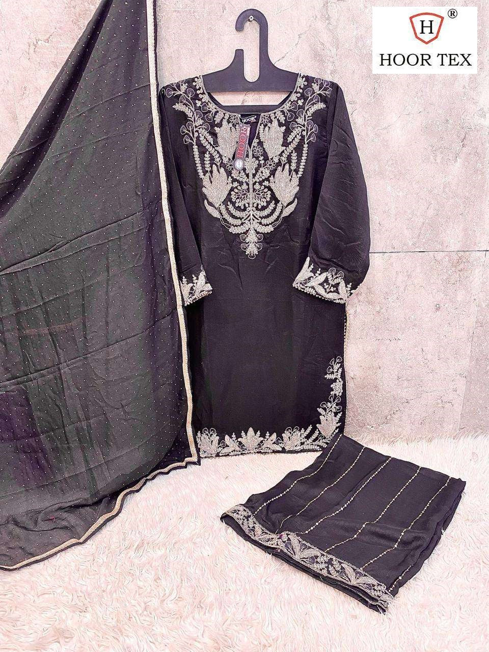 Hf 171 Hoor Tex Chinon Pakistani Readymade Suits Wholesaler India