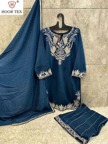 Hf 171 Hoor Tex Chinon Pakistani Readymade Suits Wholesaler India