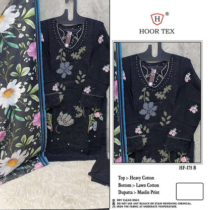 Hf 175 Hoor Tex Imported Pakistani Readymade Suits Wholesaler India