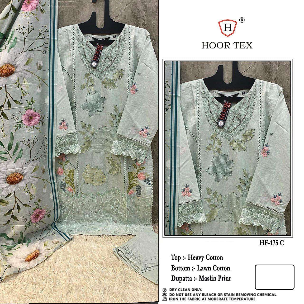 Hf 175 Hoor Tex Imported Pakistani Readymade Suits Wholesaler India