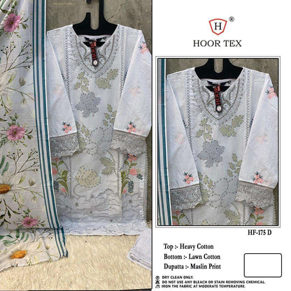Hf 175 Hoor Tex Imported Pakistani Readymade Suits Wholesaler India
