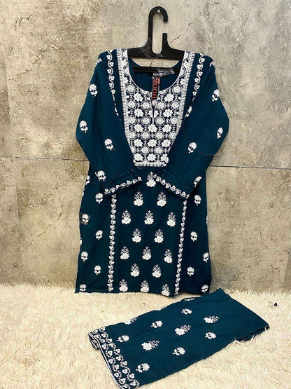 Hf 187 Hoor Tex Heavy Reyon Co Ord Set Wholesaler India