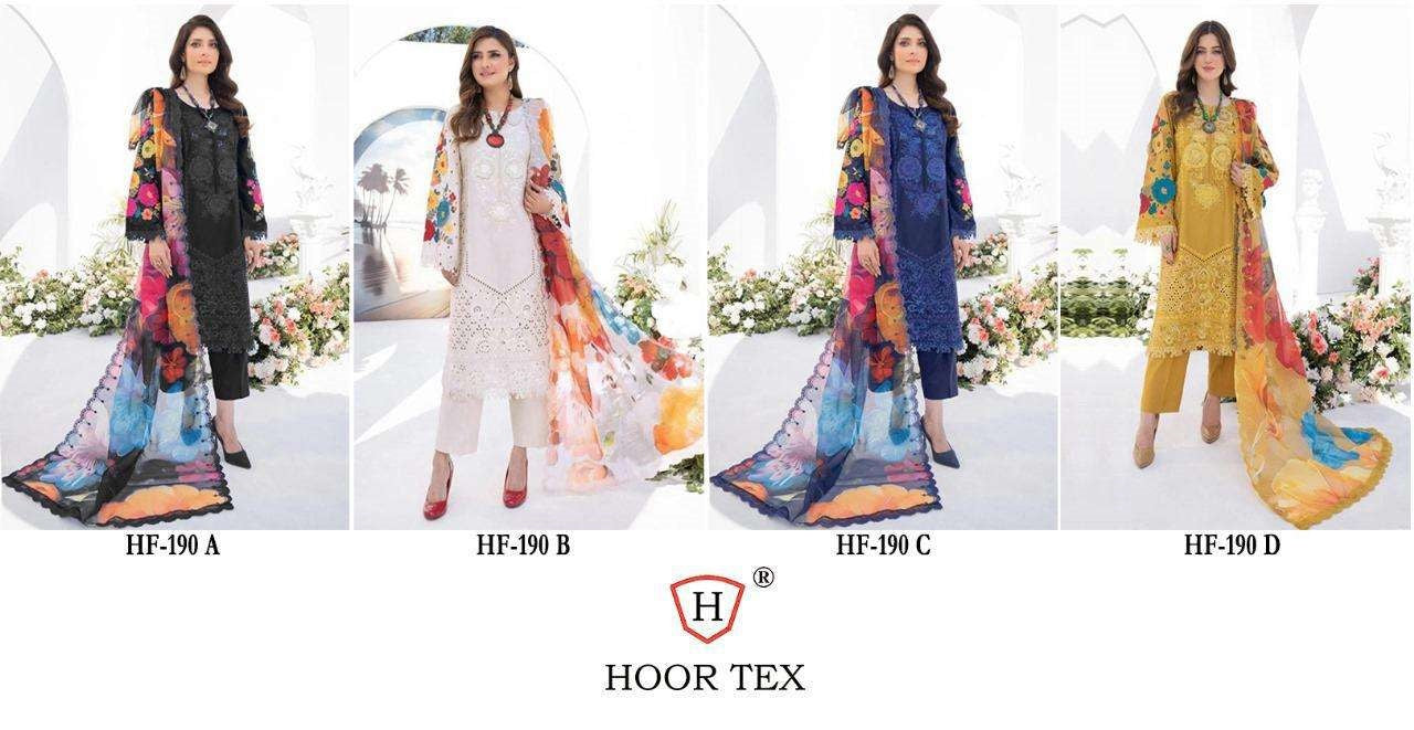 Hf 190 Hoor Tex Imported Pakistani Readymade Suits Exporter Gujarat