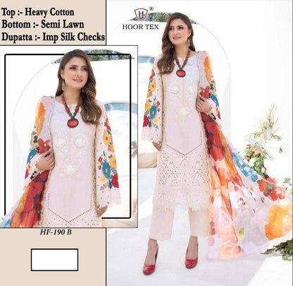 Hf 190 Hoor Tex Imported Pakistani Readymade Suits Exporter Gujarat