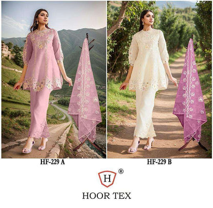 Hf 229 Hoor Tex Imported Viscose Pakistani Readymade Suits Supplier Gujarat