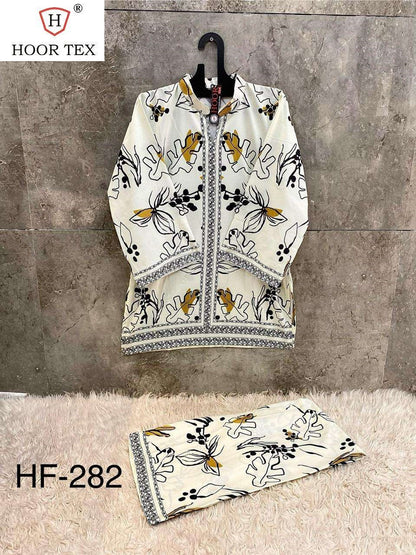 Hf 273 Karachi Print Hoor Tex Co Ord Set Manufacturer India