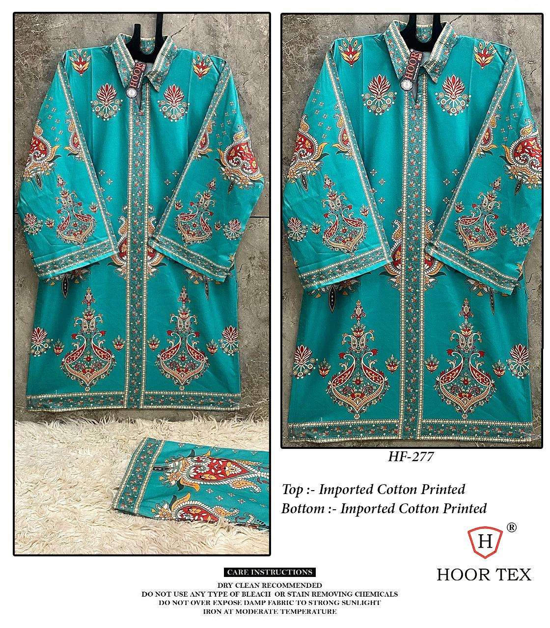 Hf 273 Karachi Print Hoor Tex Co Ord Set Manufacturer India