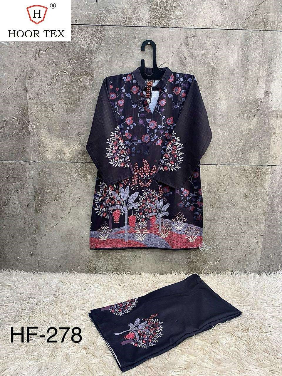 Hf 273 Karachi Print Hoor Tex Co Ord Set Manufacturer India