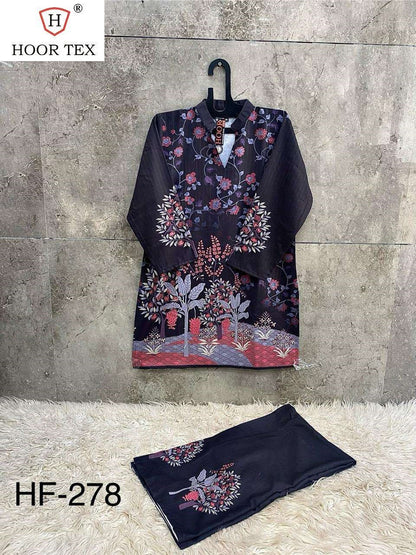 Hf 273 Karachi Print Hoor Tex Co Ord Set Manufacturer India