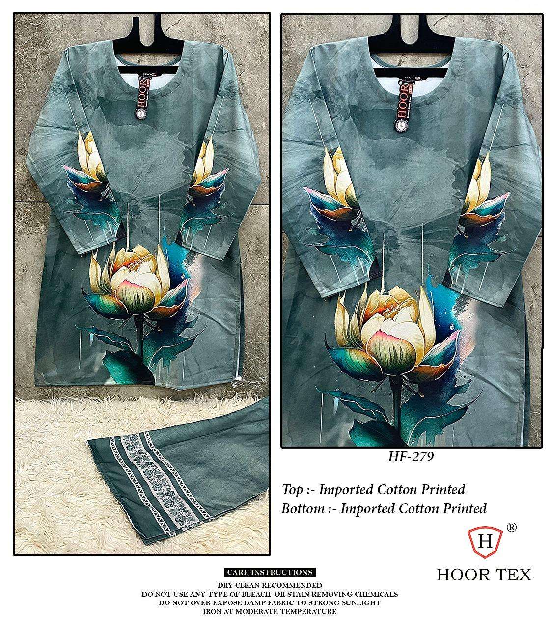 Hf 273 Karachi Print Hoor Tex Co Ord Set Manufacturer India