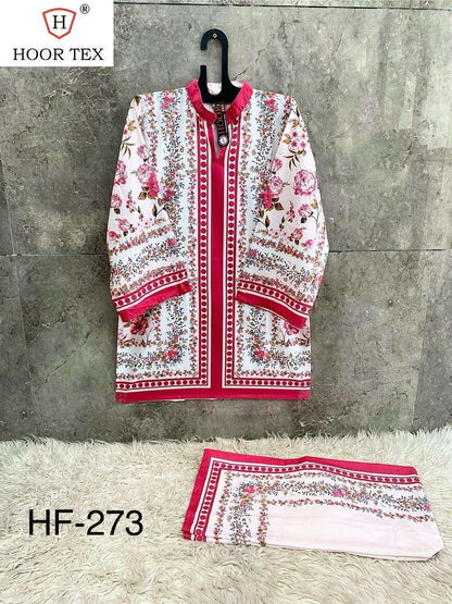 Hf 273 Karachi Print Hoor Tex Co Ord Set Manufacturer India