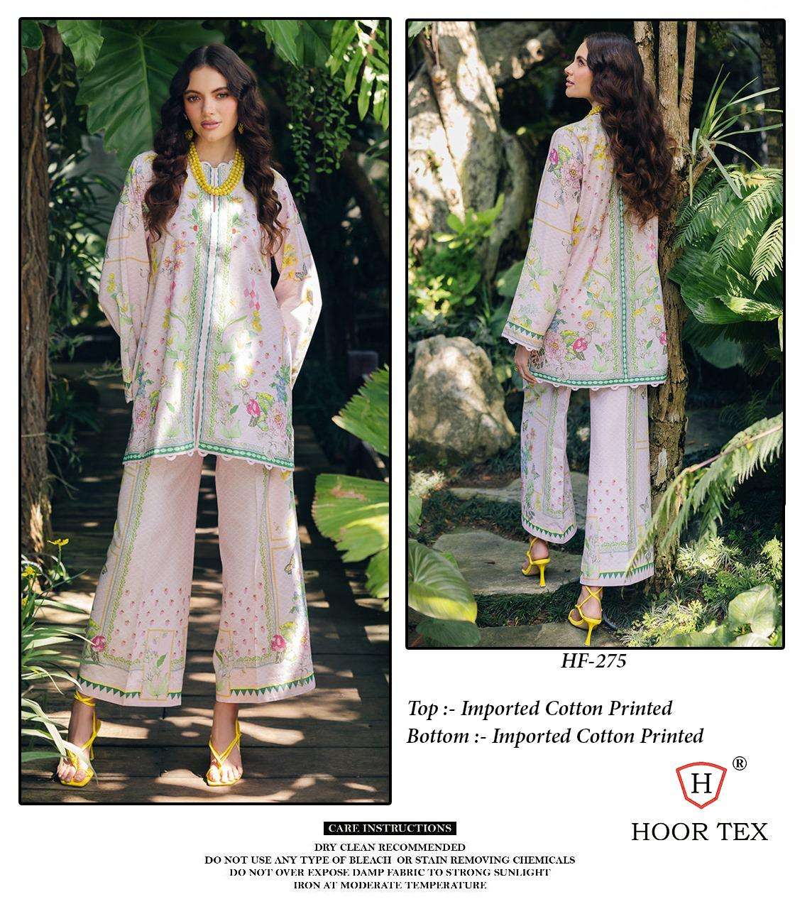 Hf 273 Karachi Print Hoor Tex Co Ord Set Manufacturer India