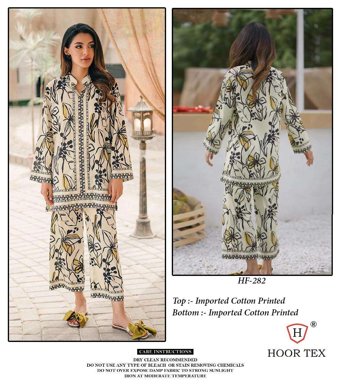 Hf 273 Karachi Print Hoor Tex Co Ord Set Manufacturer India
