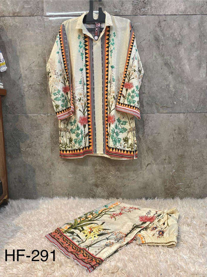 Hf 290-299 Karachi Hoor Tex Reyon Co Ord Set Wholesale