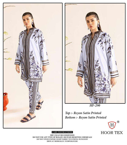 Hf 290-299 Karachi Hoor Tex Reyon Co Ord Set Wholesale