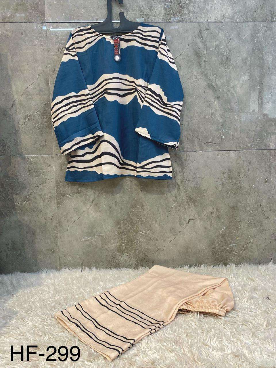 Hf 290-299 Karachi Hoor Tex Reyon Co Ord Set Wholesale