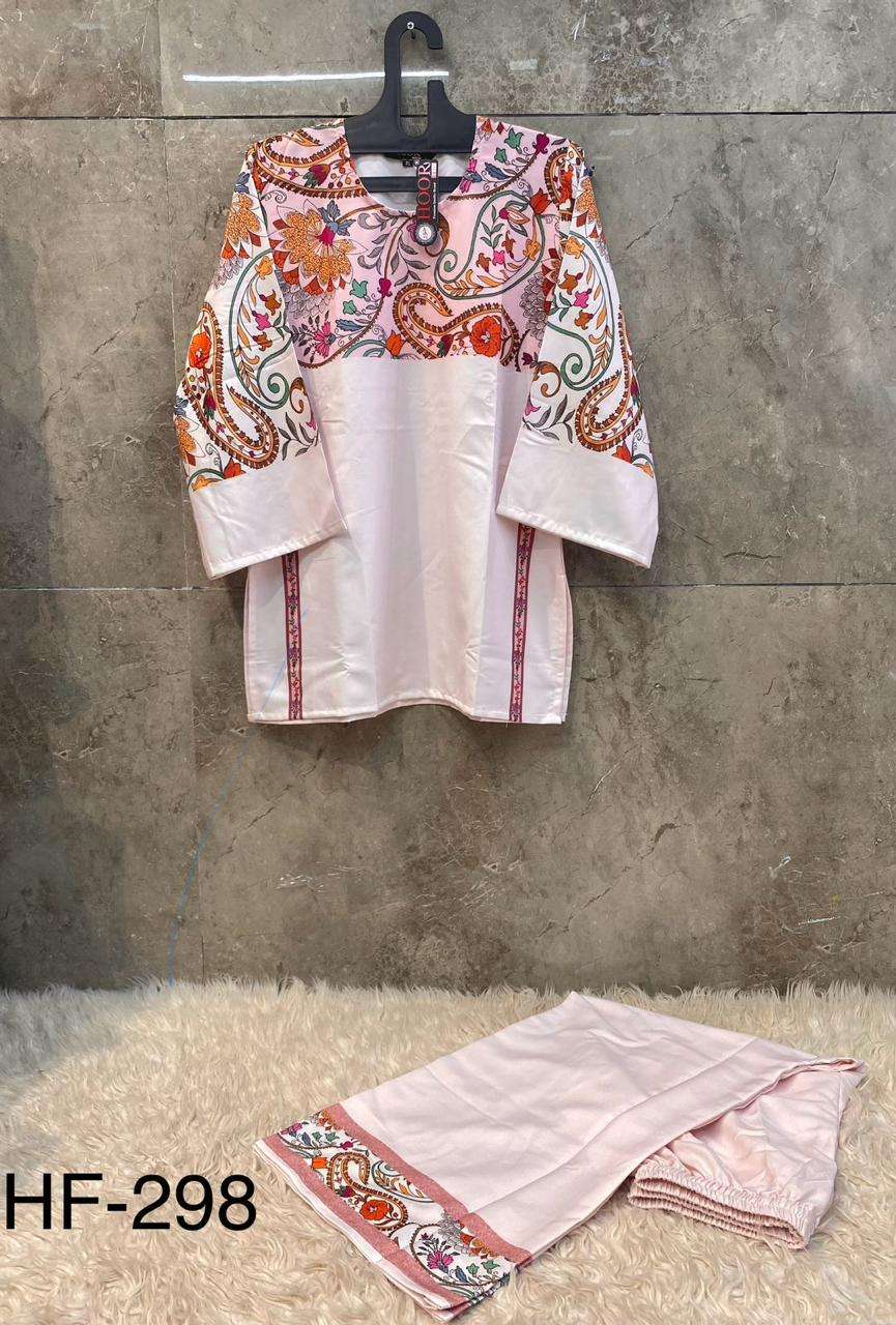 Hf 290-299 Karachi Hoor Tex Reyon Co Ord Set Wholesale