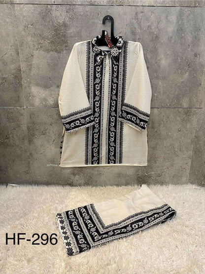 Hf 290-299 Karachi Hoor Tex Reyon Co Ord Set Wholesale