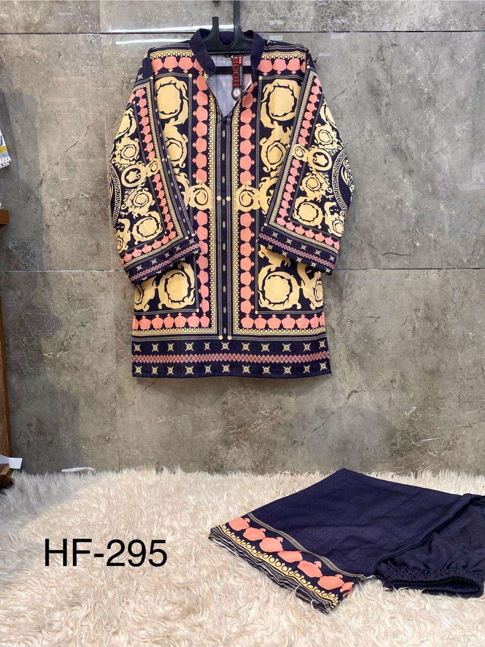 Hf 290-299 Karachi Hoor Tex Reyon Co Ord Set Wholesale