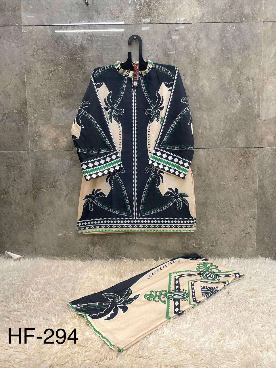Hf 290-299 Karachi Hoor Tex Reyon Co Ord Set Wholesale