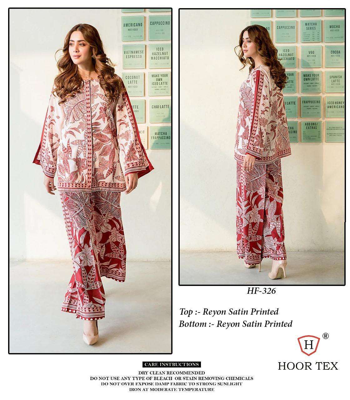 Hf 317 To 326 Karachi Hoor Tex Reyon Co Ord Set Manufacturer Gujarat