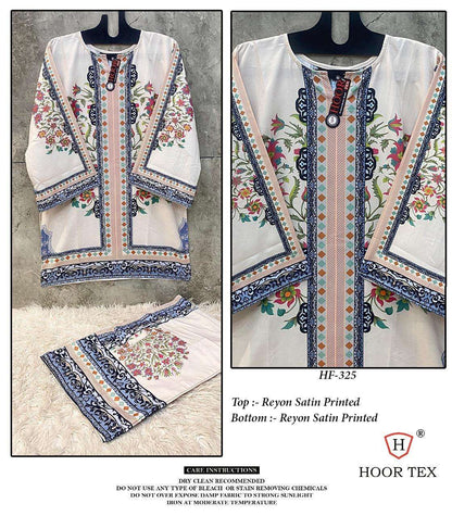 Hf 317 To 326 Karachi Hoor Tex Reyon Co Ord Set Manufacturer Gujarat