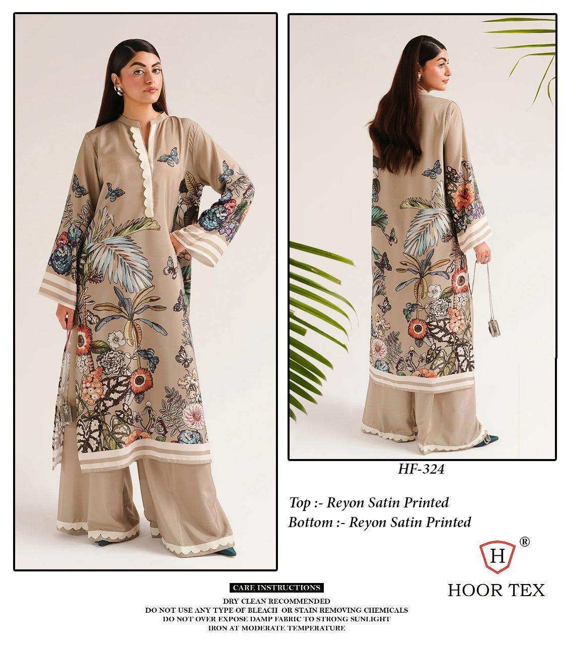 Hf 317 To 326 Karachi Hoor Tex Reyon Co Ord Set Manufacturer Gujarat