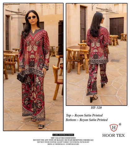 Hf 317 To 326 Karachi Hoor Tex Reyon Co Ord Set Manufacturer Gujarat