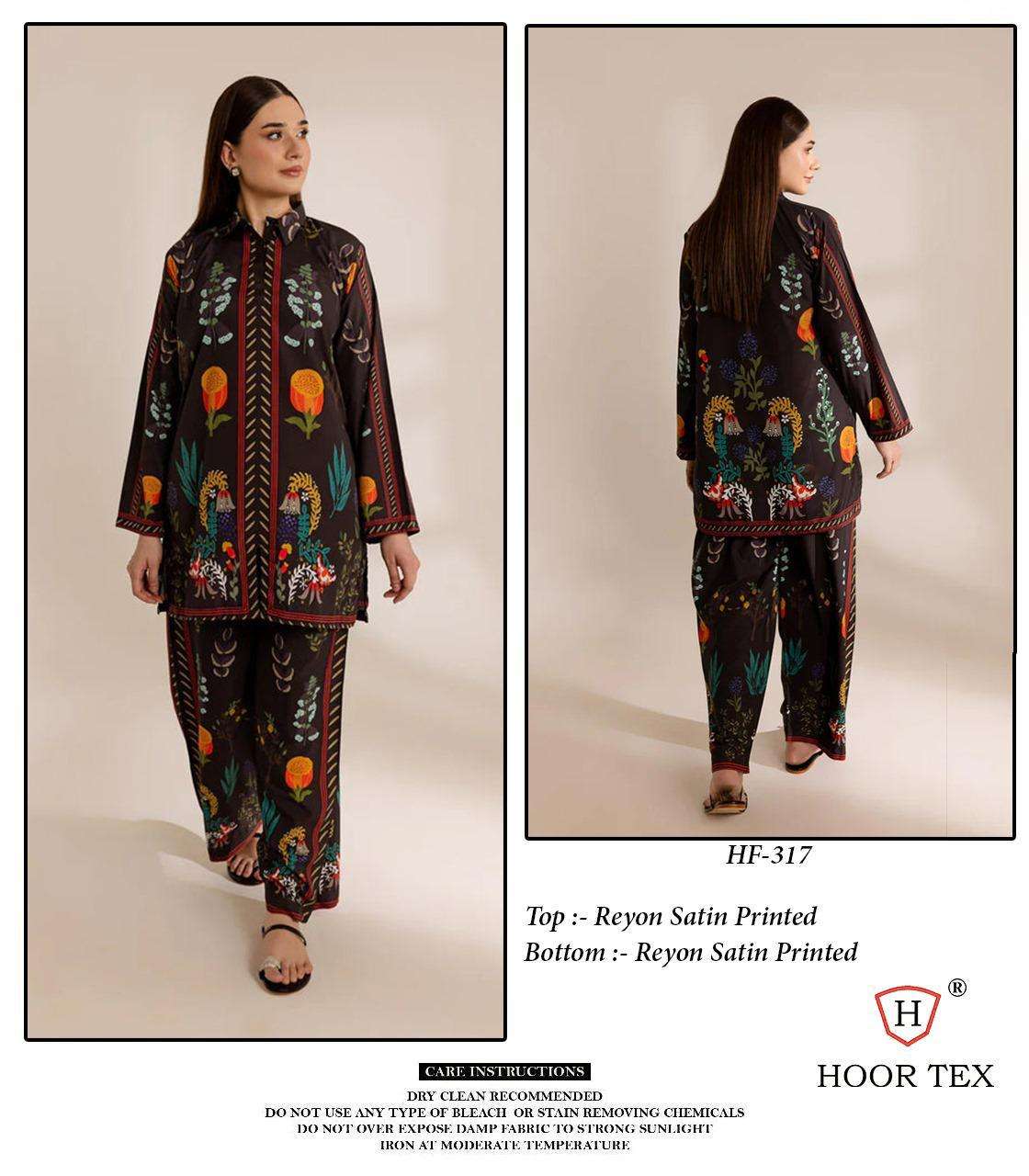 Hf 317 To 326 Karachi Hoor Tex Reyon Co Ord Set Manufacturer Gujarat