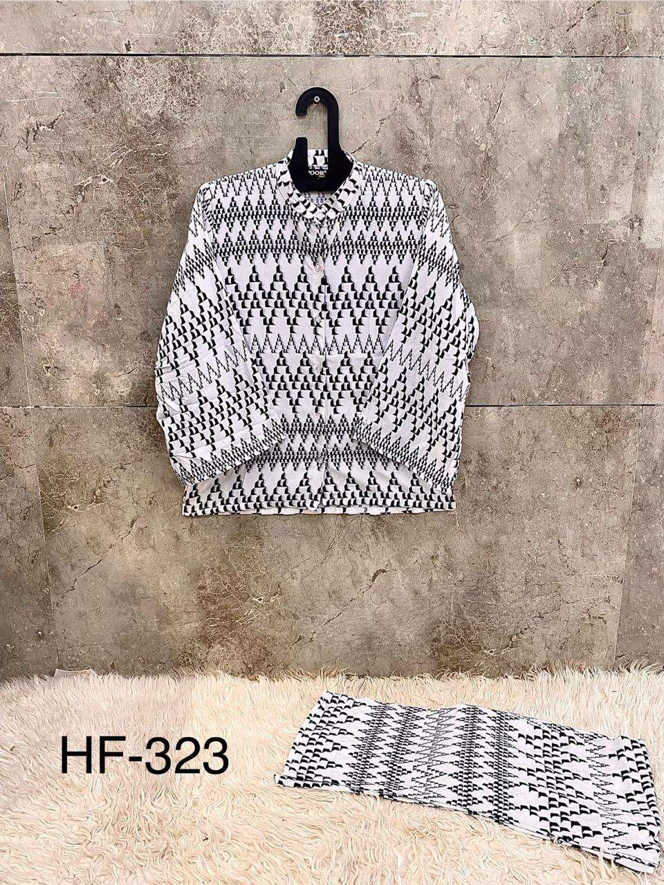 Hf 317 To 326 Karachi Hoor Tex Reyon Co Ord Set Manufacturer Gujarat