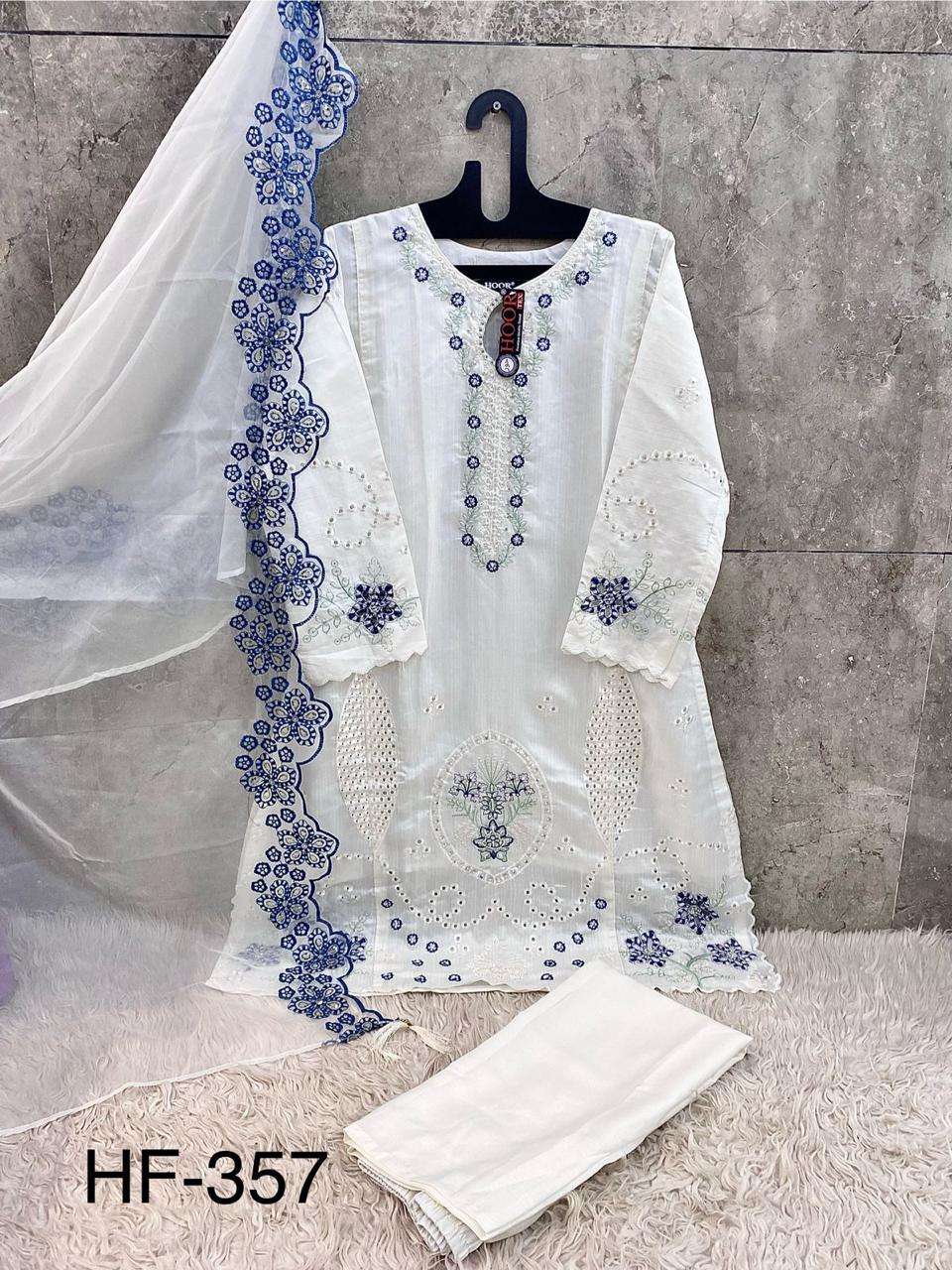 Hf 357 Hoor Tex Viscose Pakistani Readymade Suits Wholesaler Ahmedabad
