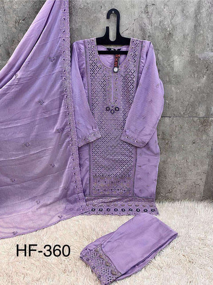 Hf 360 Hoor Tex Chiffon Pakistani Readymade Suits Wholesaler Ahmedabad