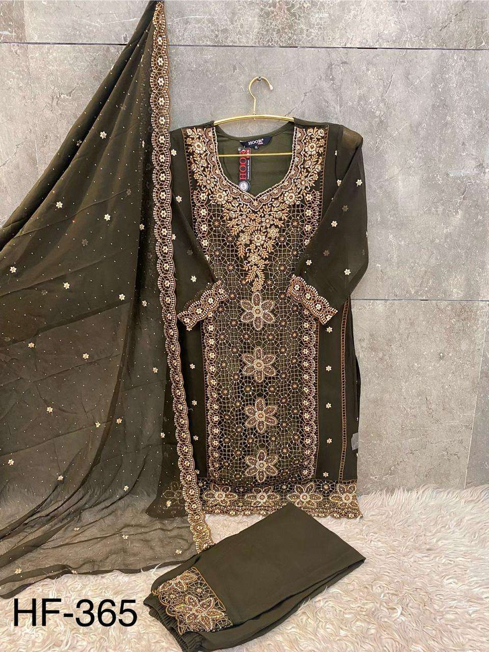 Hf 365 Hoor Tex Georgette Pakistani Readymade Suits Manufacturer Ahmedabad