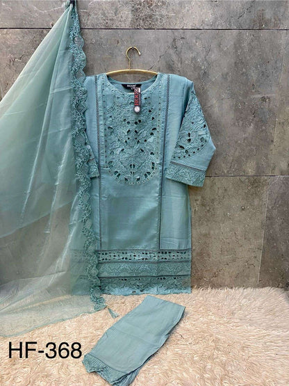 Hf 368 Hoor Tex Viscose Pakistani Readymade Suits Supplier Ahmedabad