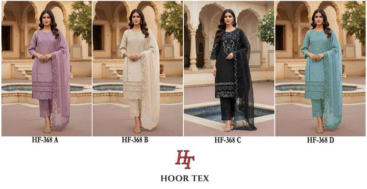 Hf 368 Hoor Tex Viscose Pakistani Readymade Suits Supplier Ahmedabad