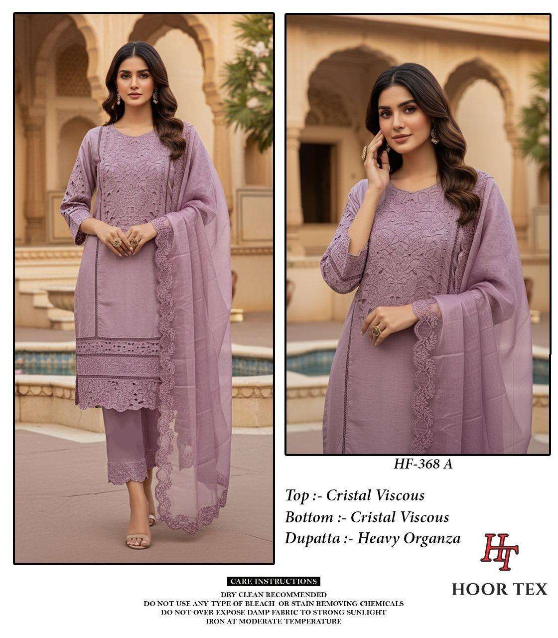 Hf 368 Hoor Tex Viscose Pakistani Readymade Suits Supplier Ahmedabad
