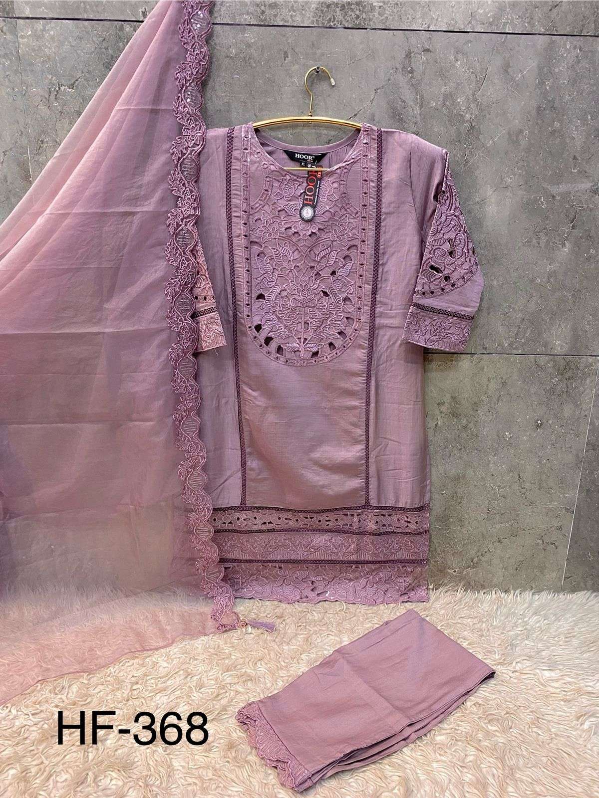 Hf 368 Hoor Tex Viscose Pakistani Readymade Suits Supplier Ahmedabad