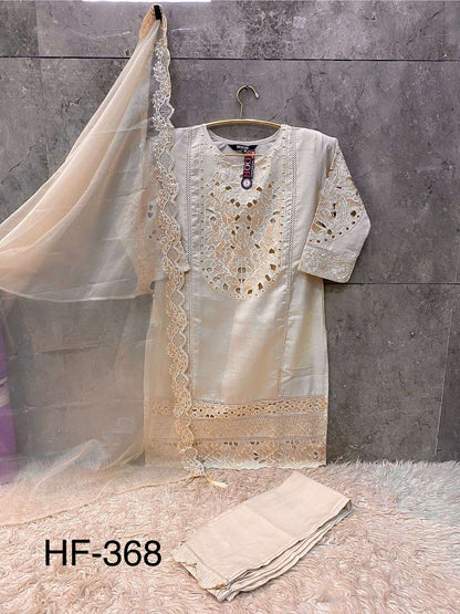 Hf 368 Hoor Tex Viscose Pakistani Readymade Suits Supplier Ahmedabad
