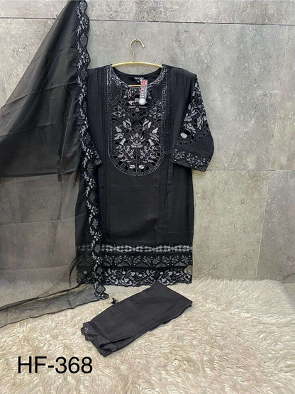 Hf 368 Hoor Tex Viscose Pakistani Readymade Suits Supplier Ahmedabad