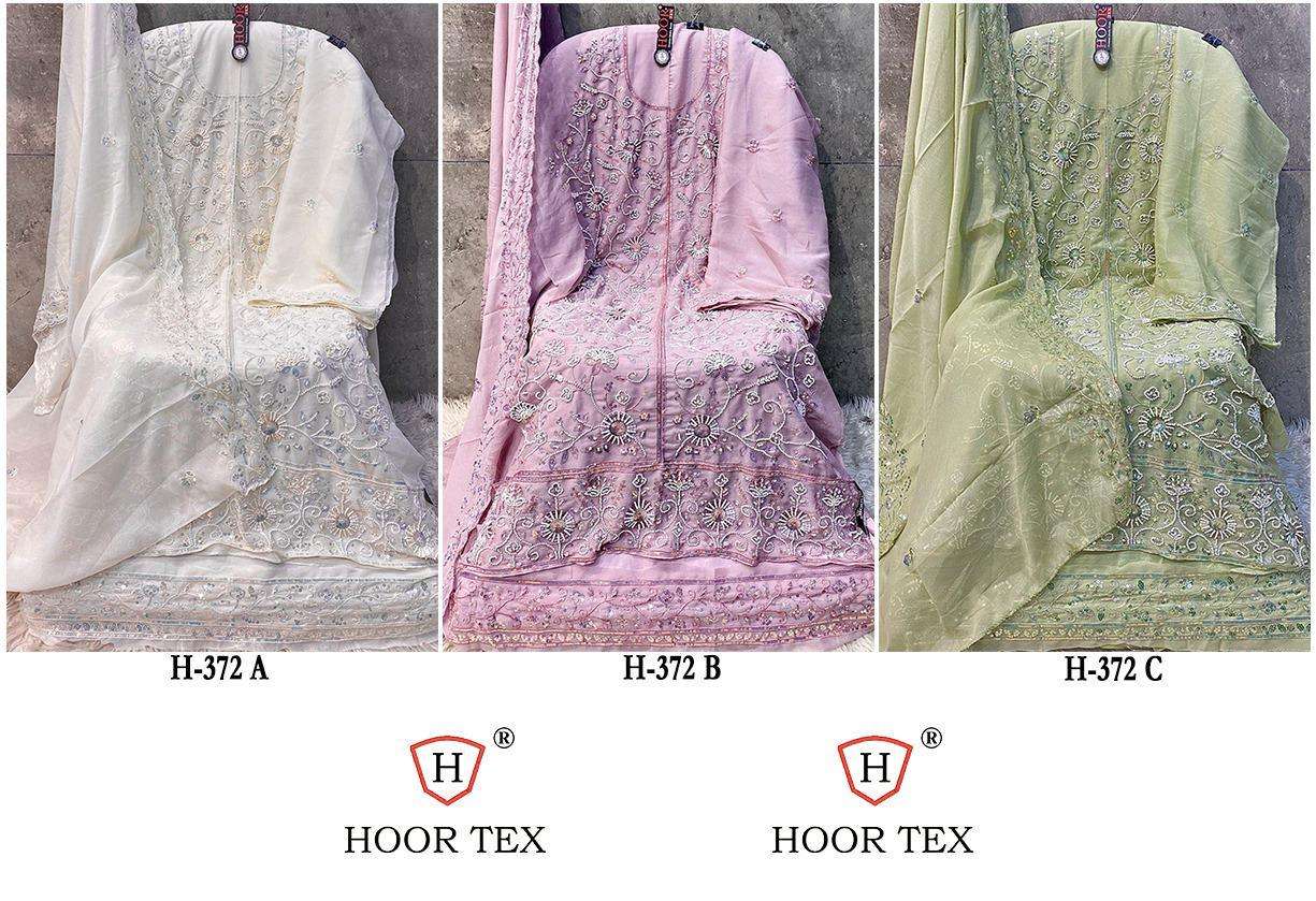 Hf 372 Hoor Tex Fox Georgette Pakistani Salwar Suits Manufacturer India