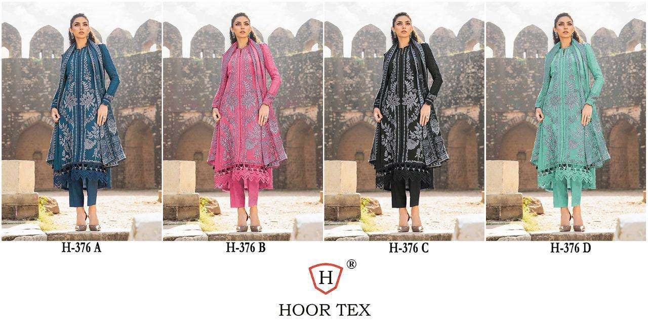 Hf 376 Hoor Tex Rayon Pakistani Salwar Suits Exporter Gujarat