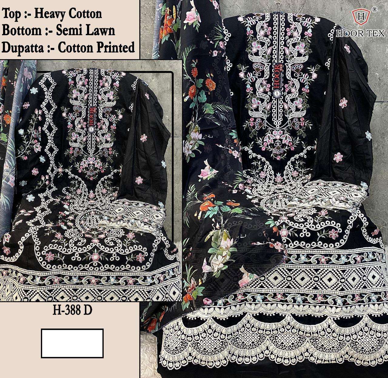 Hf 388 Abcd Hoor Tex Heavy Cotton Pakistani Salwar Suits Manufacturer India