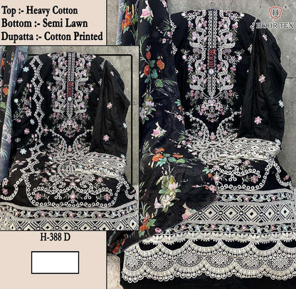 Hf 388 Abcd Hoor Tex Heavy Cotton Pakistani Salwar Suits Manufacturer India