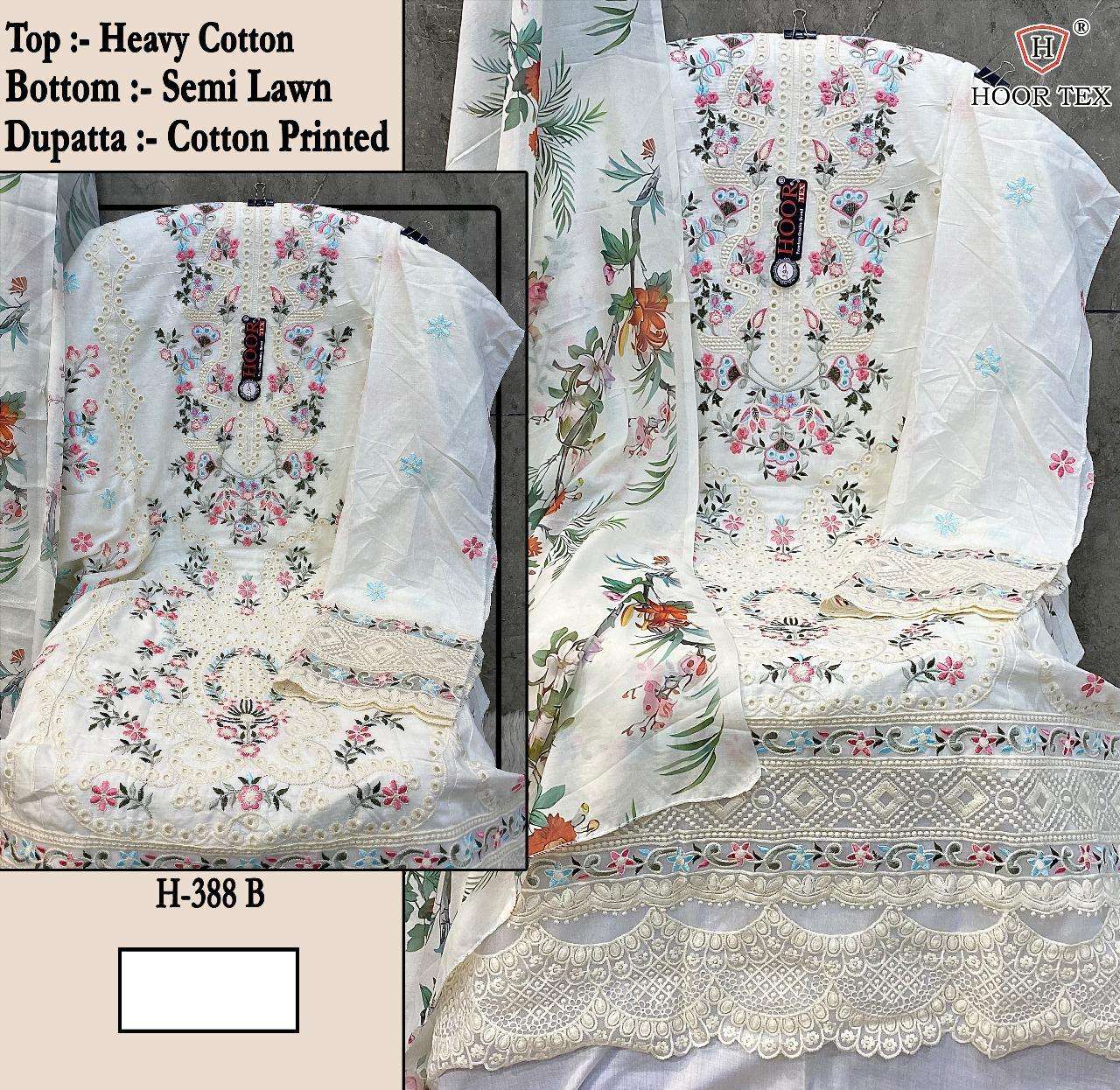 Hf 388 Abcd Hoor Tex Heavy Cotton Pakistani Salwar Suits Manufacturer India